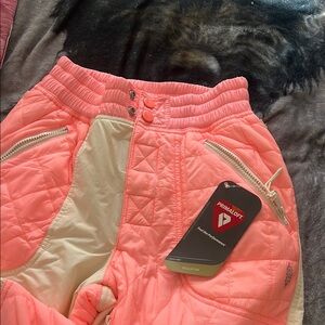 Primaloft Insulated Pink and Cream Pants